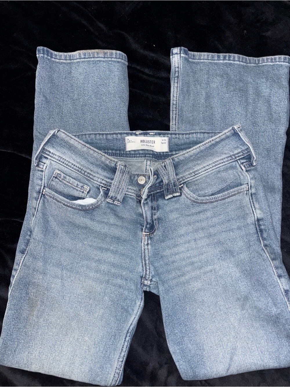 Hollister Women’s Light Wash Boot Cut Jeans
